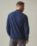 Men's French Rib Half Zip - Pageant Blue